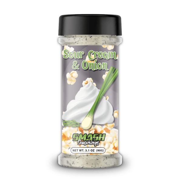Smash Seasonings Sour Cream & Onion Popcorn Topper