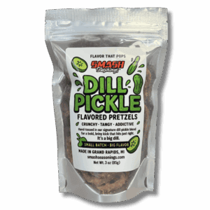 Dill Pickle Flavored Pretzels by Smash Seasonings