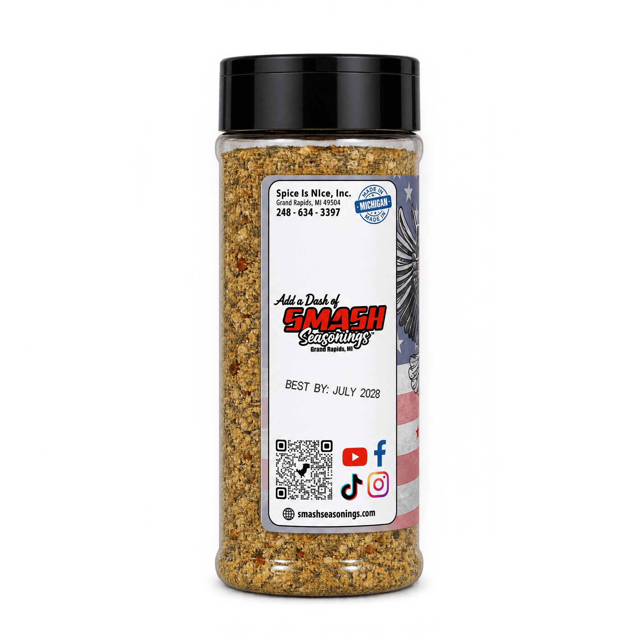 All American Steak Seasoning - Medium 9.8 oz - side