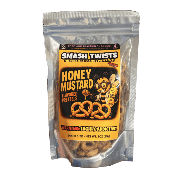 Honey Mustard Flavored Pretzel Twists